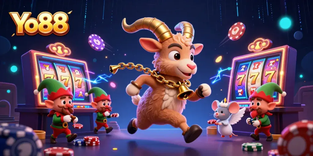 Experience thrilling games at Yo88 with exciting jackpots and engaging slot elements in a festive atmosphere.